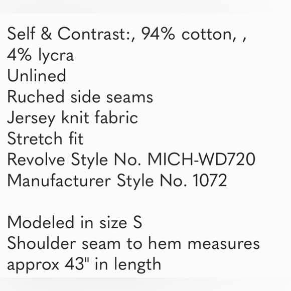 Michael Stars NWT Halter Midi Black dress soft cotton jersey stretch. - Picture 13 of 13